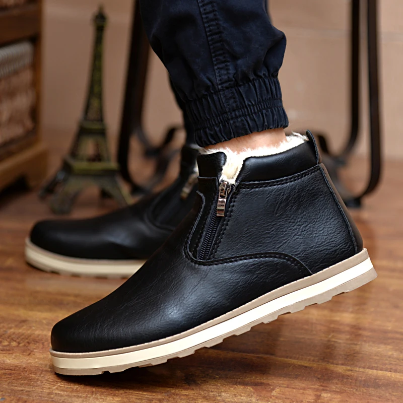 mens fashion snow boots