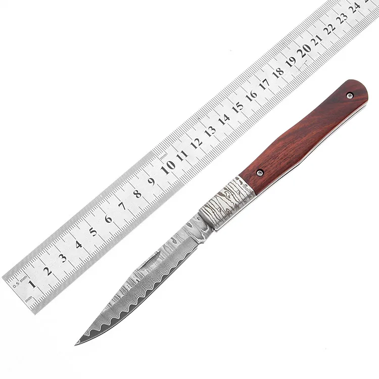 no lock Damascus pocket knife sandalwood handle made tool knife Men's gift outdoor camping Tactics folding knife free shipping цена no lock Damascus pocket knife sandalwood handle made tool knife Men's gift outdoor camping Tactics folding knife free shipping цены онлайн
