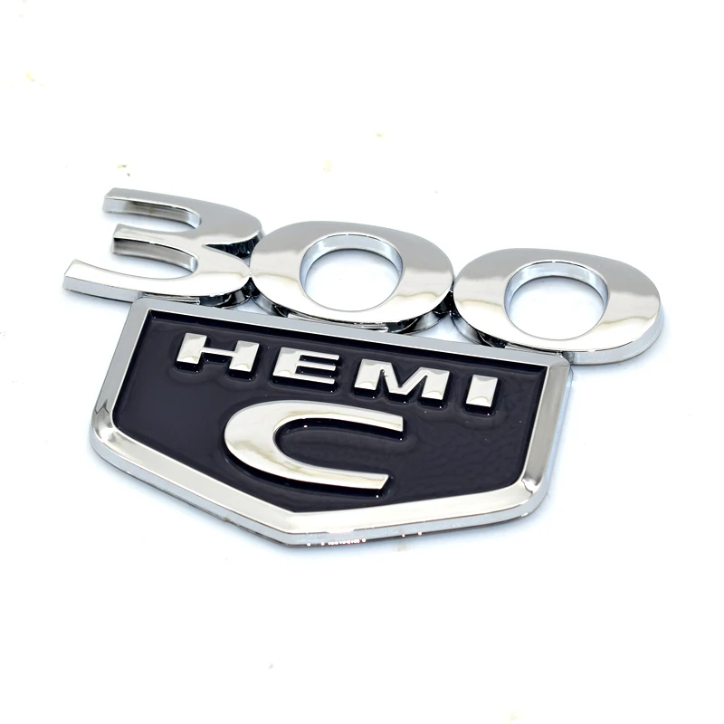 

300C HEMI Trunk Badge Emblem Sticker Fit for Dodge Ram Jeep Chrysler Series 300C 2005-2010 Car Styling auto accessories