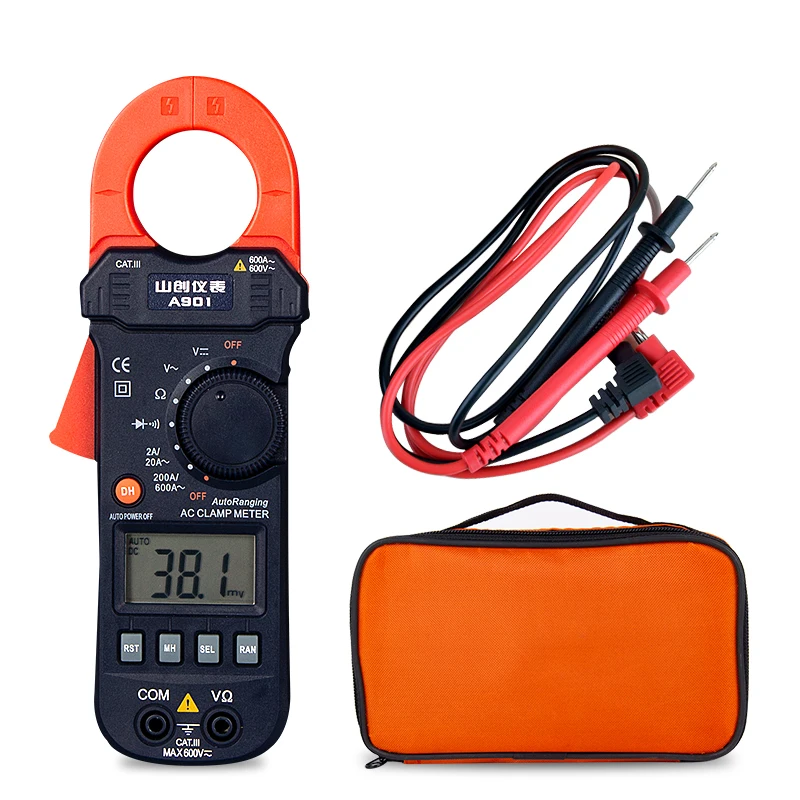

Ammeter Auto Range Digital Clamp Meter AC/DC Voltmeter Indicator Tester Analog Multimeter Professional AC Current Clamp Probes