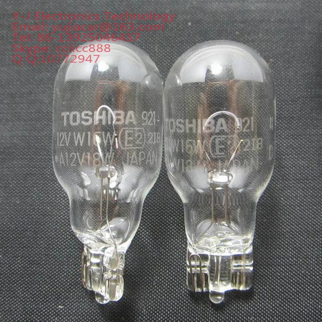 Toshiba 921 bulb W16W 12V T15 W2.1x9.5d Halogen Tail Light