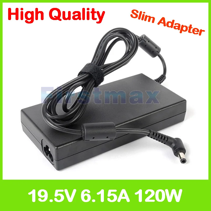 Best Slim 19.5V 6.15A laptop charger ac adapter for MSI GL72 2QC 2QD 2QE 2QF 6QC 6QD 6QE 6QF GP62 2QD Leopard 2QE 2QF 6QD 6QE 6QG