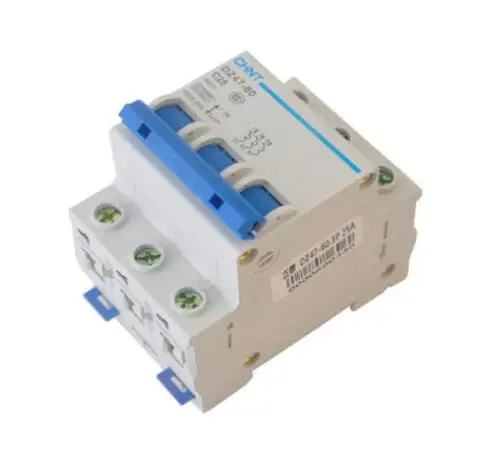 

3P 20A 230/440V~ DZ47-60 C20 air switch household lighting plastic Circuit breaker isolate DIN rail intelligent high quality