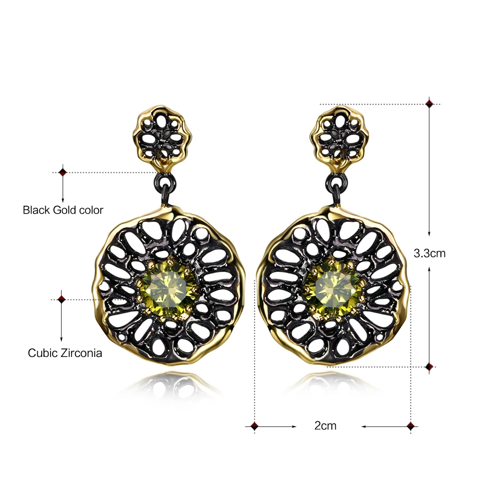 Женские серьги DreamCarnival 1989 в этническом цветочном стиле готическом E20|earrings for|jewel