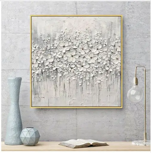 Original Acrylic painting Modern Abstract flower oil painting canvas painting wall art Home decoracion Original Acrylic painting Modern Abstract flower oil painting canvas painting wall art Home decoracion
