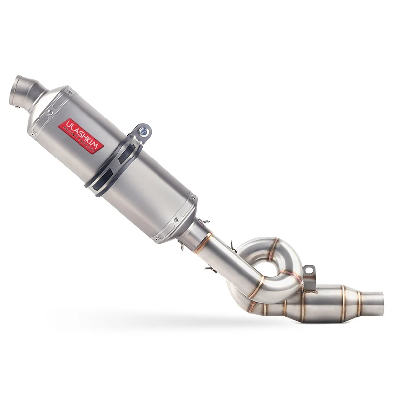 

Motorcycle Full System Exhaust Slip-On For kawasaki Z800 Z 800 Exhaust Muffler Escape Middle Mid Contact Pipe