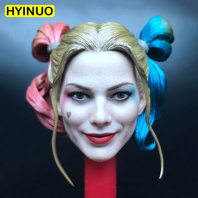 

1/6 Soldiers Female Head Carving Suicide Squad Female Clown Ugly Female Prison Uniform Version F 12" Action Figure Body Doll Toy