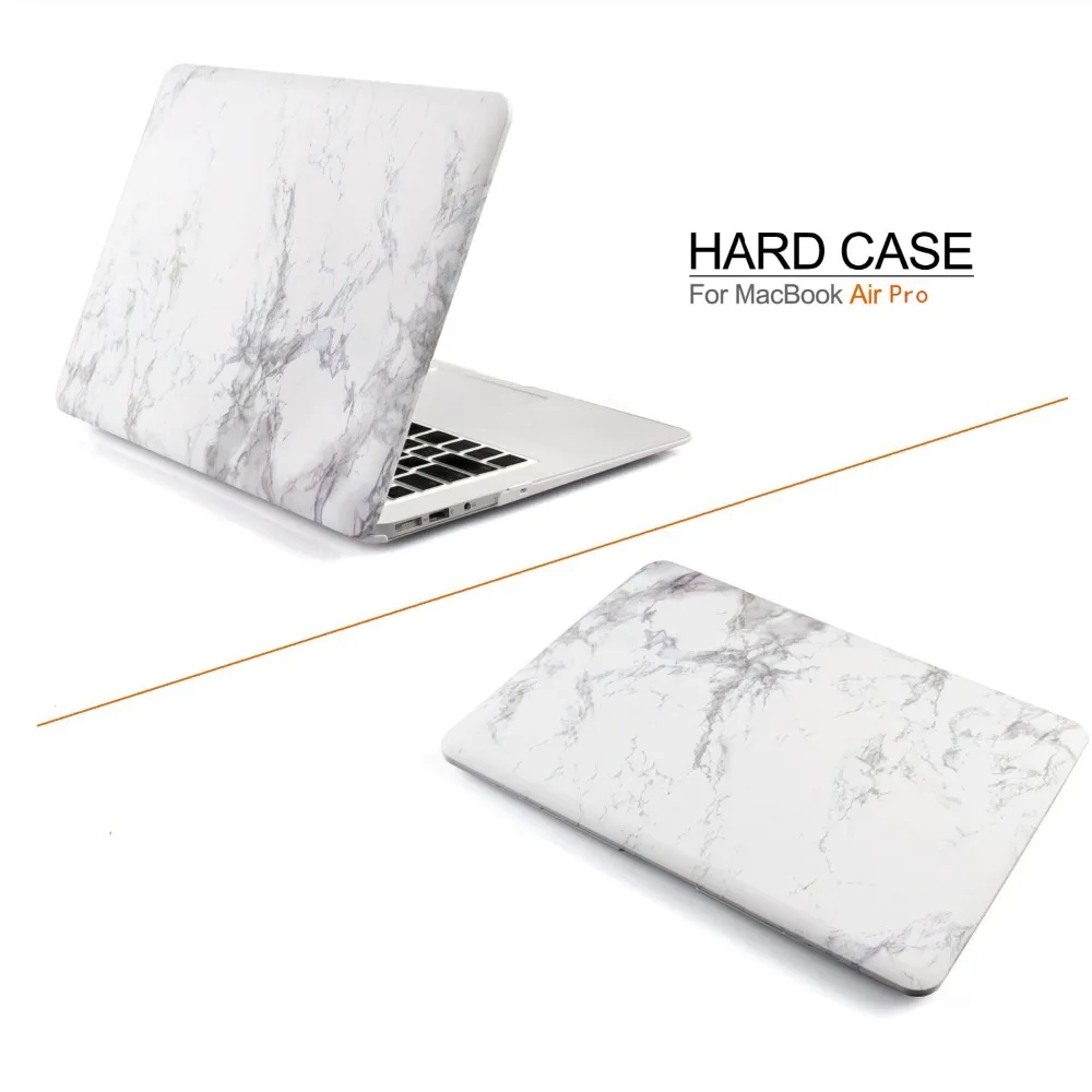Marble pattern Laptop Case For Apple MacBook Air Pro Retina 11 12 13 15 for mac book 2016 2017