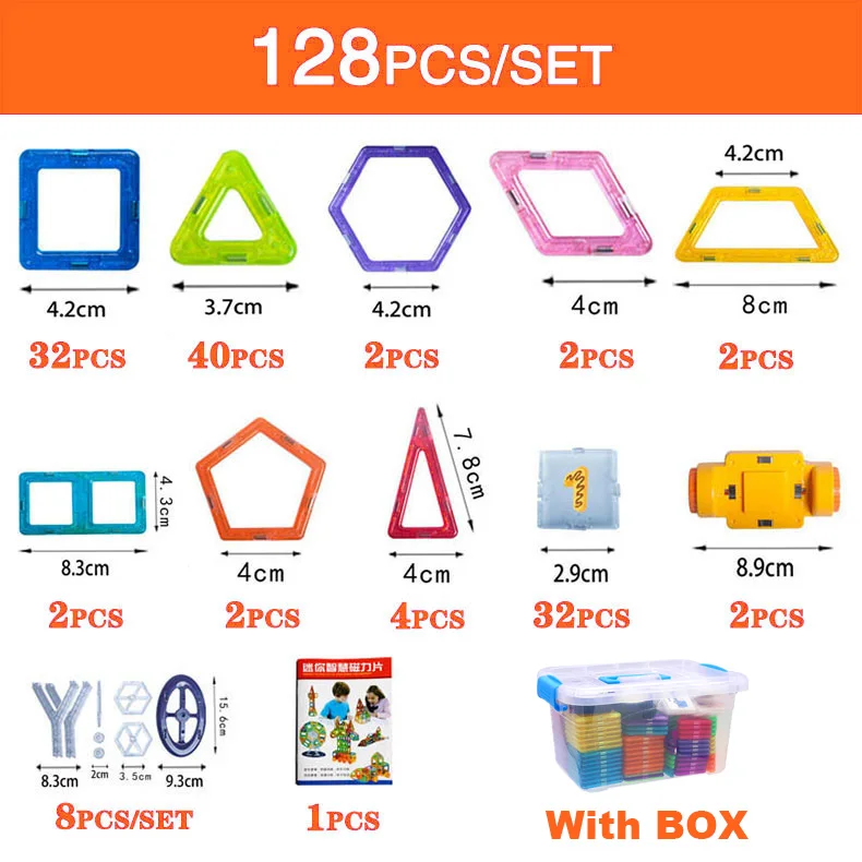 128PCS