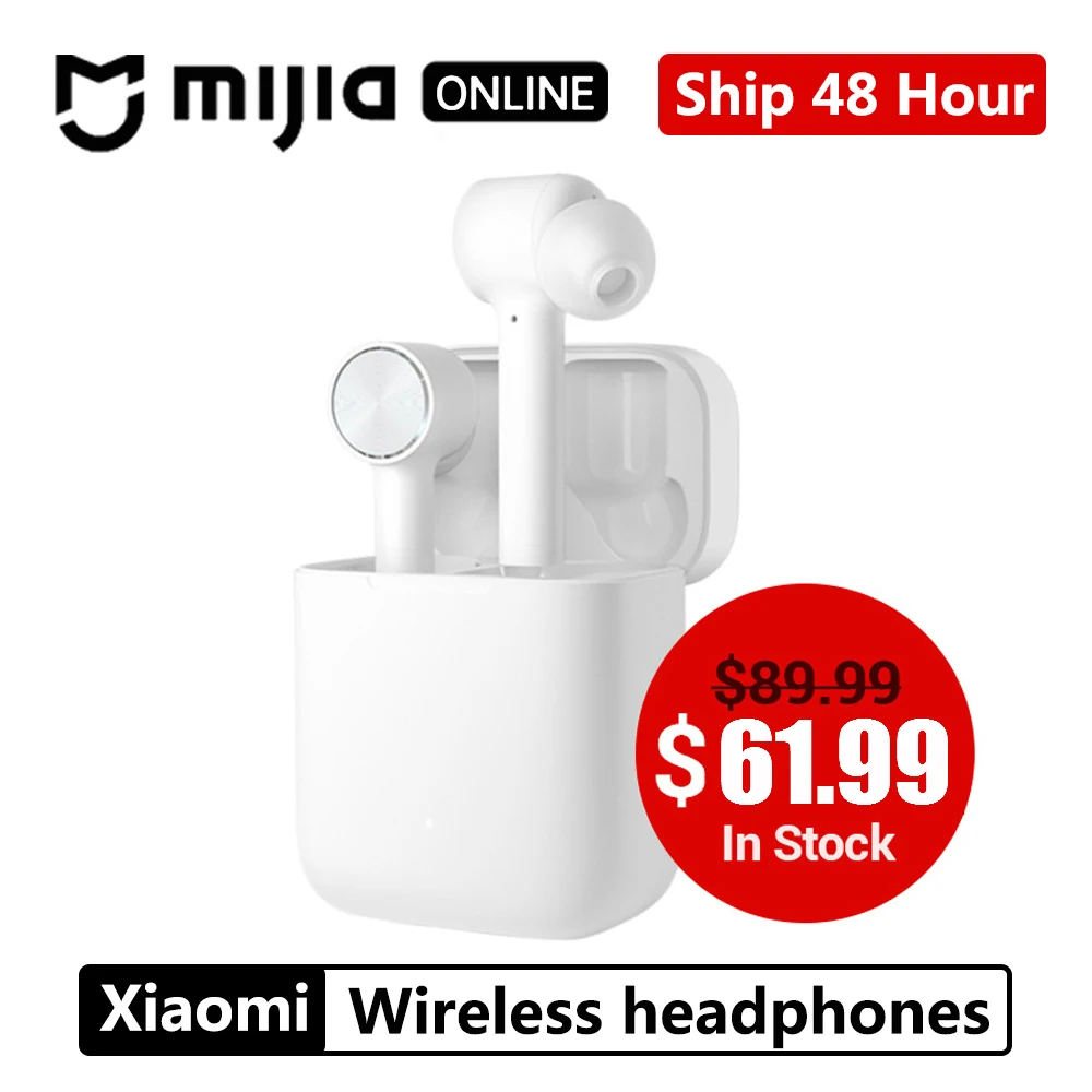 In Stock Xiaomi Bluetooth Earphone Air TWS Headset True Wireless Stereo Sport ANC Switch ENC Auto