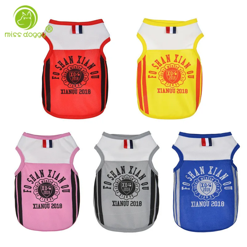 Pet Dog Vest Summer Clothes Mesh T Shirt for Small Dogs Clothing