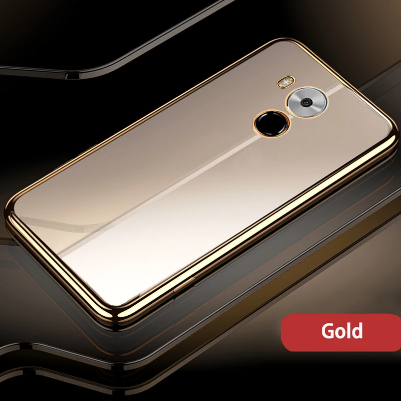 YonLinTan Coque, чехол, чехол для HuaWei mate 8 mate 7 7 mate 9 Lite Honor 6X прозрачный etui силиконовый мягкий чехол для телефона прозрачный силиконовый - Цвет: gold