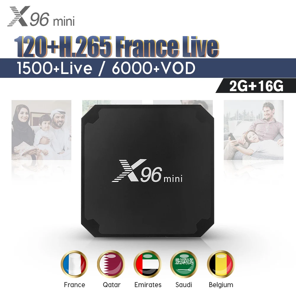 

QHDTV Pro IPTV 1 Year Arabic France IPTV X96Min Android 7.1 2+16G IP TV Box Morocco Qatar Italy French IP TV Subscription