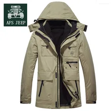 Новая брендовая одежда Для мужчин s зима Пеший Туризм куртка и пальто с капюшоном воротник Кемпинг Открытый Для мужчин Спортивная куртка 170
