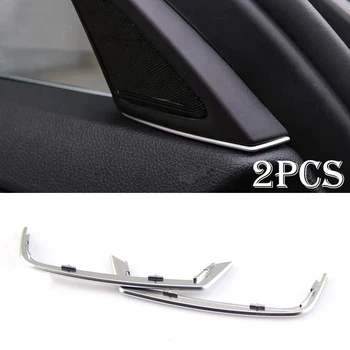 

Fit For BMW 5 Series 525 520 F10 2011 2012 2013 Front Door Audio Speaker Strip Stereo Decal Cover Trim Styling Mouldings Sticker