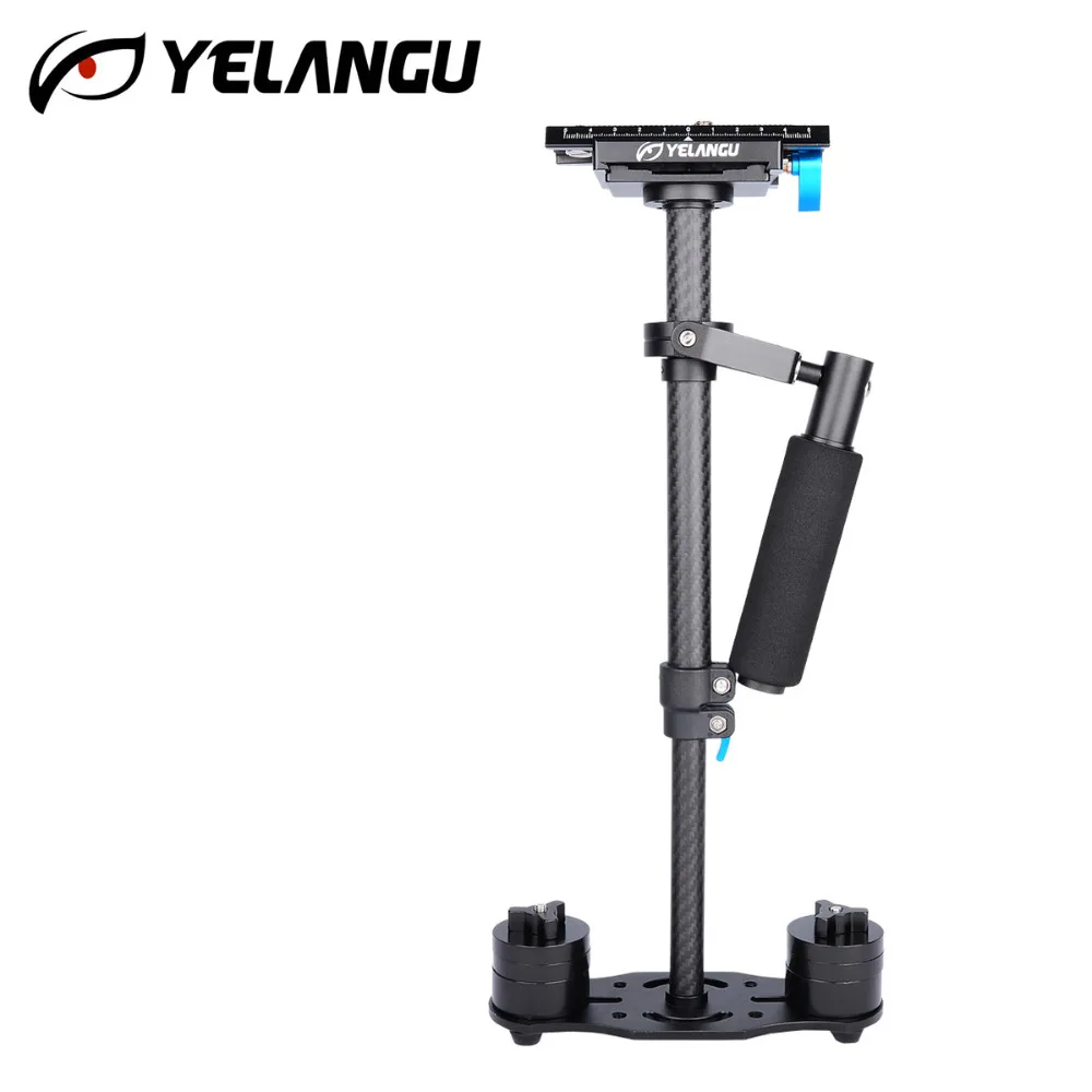 YELANGU S40T ручной 40 см карбоновый стабилизатор для видеокамеры Steadicam Steadycam Canon Nikon GoPro