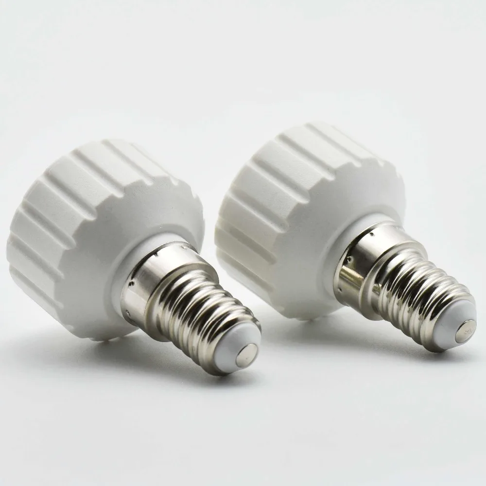 12 шт. галогенные патроны для светодиодсветильник ламп GU10 E14|lamp holder converters|e14 to gu10gu10
