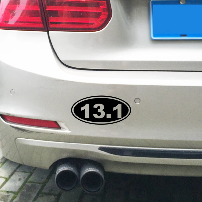 Personalized Running Decal 26.2, 13.1, 0.0, 5K, 10K Vinyl Sticker Car Decor , Custom Running Vinyl Sticker For Car Window Bumper