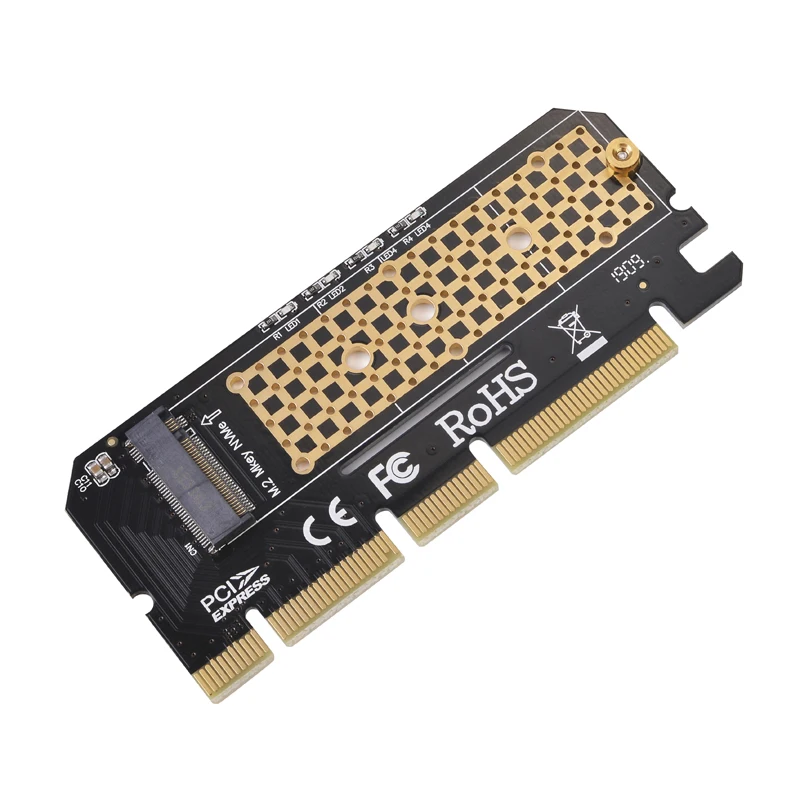 Плата расширения PCIE на M2 со светодиодной индикацией интерфейс компьютерного