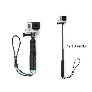 

Aluminum Alloy Retractable Hand-held sp Selfie Stick 19 Inch Extendable Camera Action Camera Handheld Monopod for Gopro