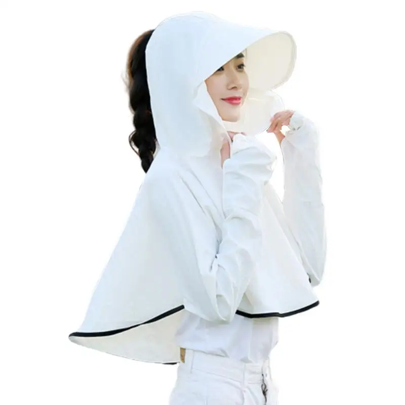 Дышащая УФ Защита от солнца спортивная рубашка пляжная шляпа для альпинизма Кемпинг путешествия Езда Туризм Спорт на открытом воздухе представление - Цвет: White