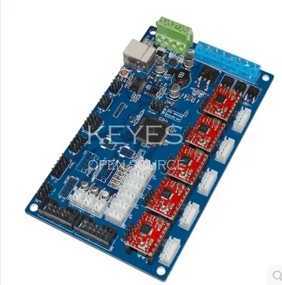 

3 d printer control panel MKS Gen V1.2, send the USB line (with A4988)