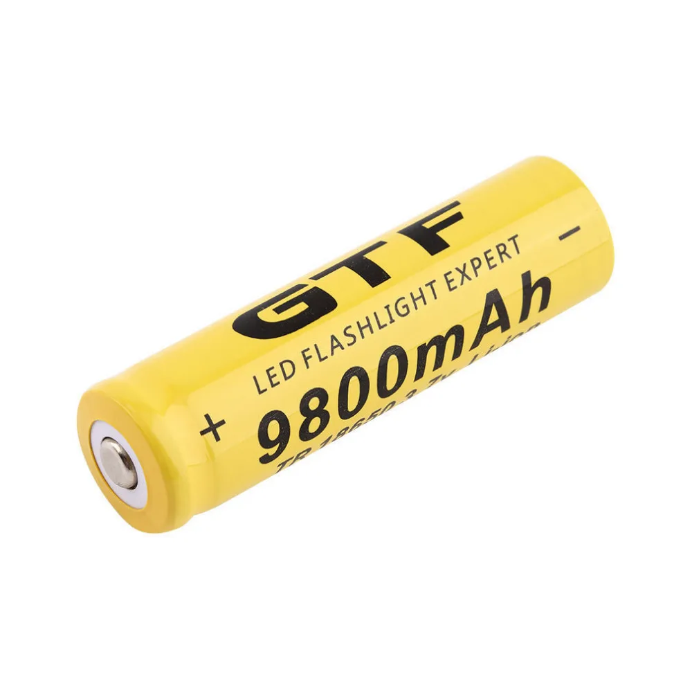 4pcs/lot High Quality 9800mAh 3.7V 18650 Lithium ion batteries Rechargeable Battery For Flashlight Torch Free shipping