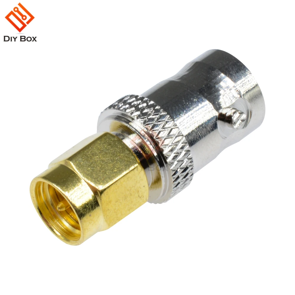 RF Coax Коаксиальный SMA Штекер гнездо BNC M/F радио переходник для антенного