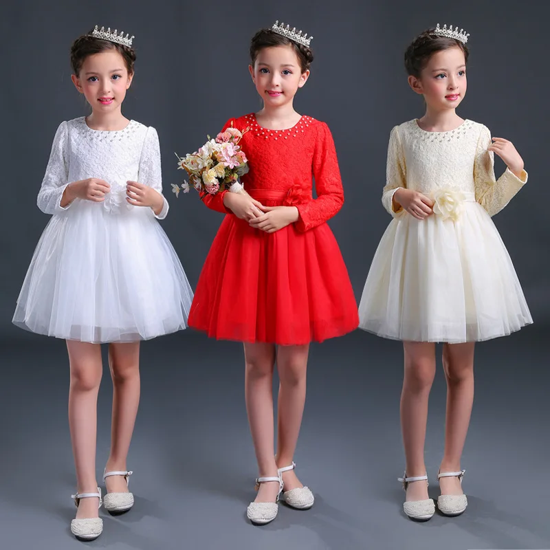 

Original /2018/ children dress in autumn and winter with thick dance and /girl princess/tutu/ dresses to perform /girl/ perform