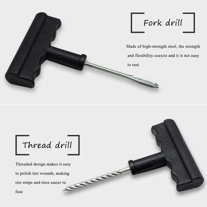 Car repair tools Emergency tire repair tools kit Car/Truck/Moto tubeless tire piercing plug repair tool kit tool auto parts Car repair tools Emergency tire repair tools kit Car/Truck/Moto tubeless tire piercing plug repair tool kit tool auto parts