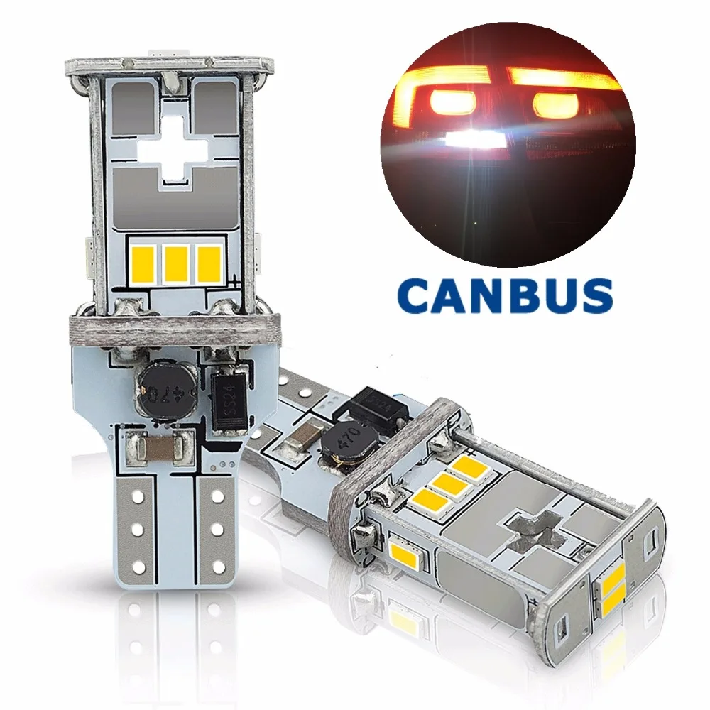 

Canbus T15 W16W LED Car Backup Reverse Light Bulb For Volkswagen VW Tiguan Touareg Passat B5 B6 B7 B5.5 EOS Golf 4 5 Auto Lamp