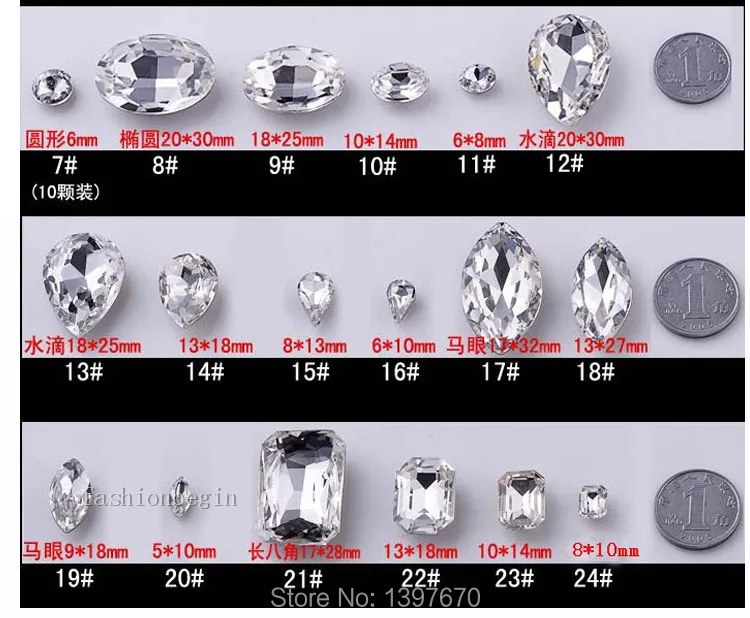 20p 10x14 мм каплевидный цвет с заостренным фольгированным дном назад стеклянный модный камень граненые хрустальные стразы драгоценность детская игрушка счетчик дисплей драгоценные камни