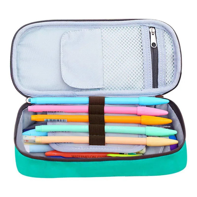 

Multifunction Canvas Pen Curtain Box Kawaii Large Capacity Pencil Case & Bags School for Boy Girl Kids Gift Stationery Supplies