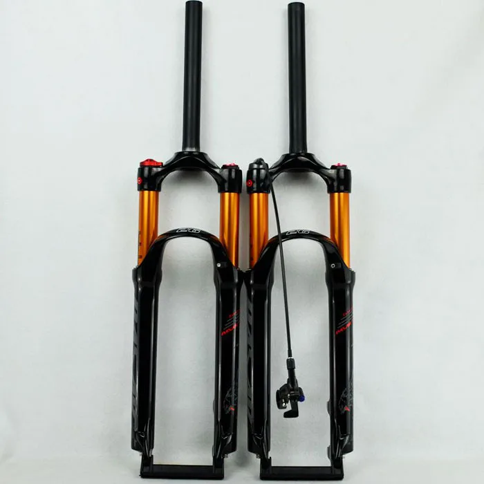 MTB велосипедная воздушная вилка 26 27,5 29er, подвеска для горного велосипеда, устойчивость воздуха, демпфирование масла, газа, масла, вилка, линия дистанционного управления велосипедным усилителем