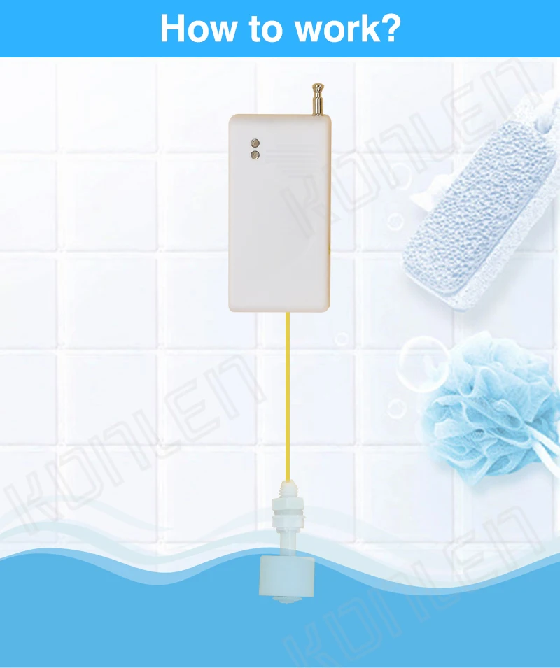 Water Leakage Siren Alarm Kit 02