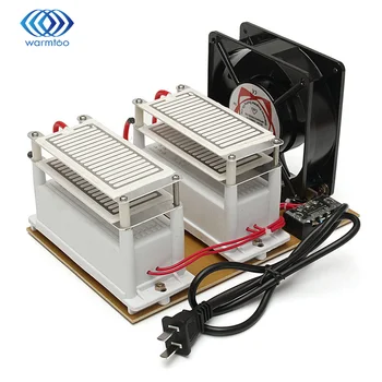 

20g Portable 220V Ozone Generator Metal+Plastic Ozone Disinfection Machine Air Filter Purifier Fan For Home Car Sterilize