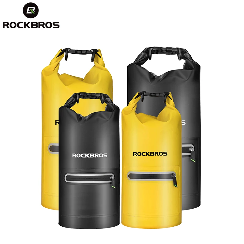 

ROCKBROS 10L 20L Waterproof River Trekking Bags Hiking Camping Swimming Storage Bag Package Diving Fishing Cycling Outdoor Bag