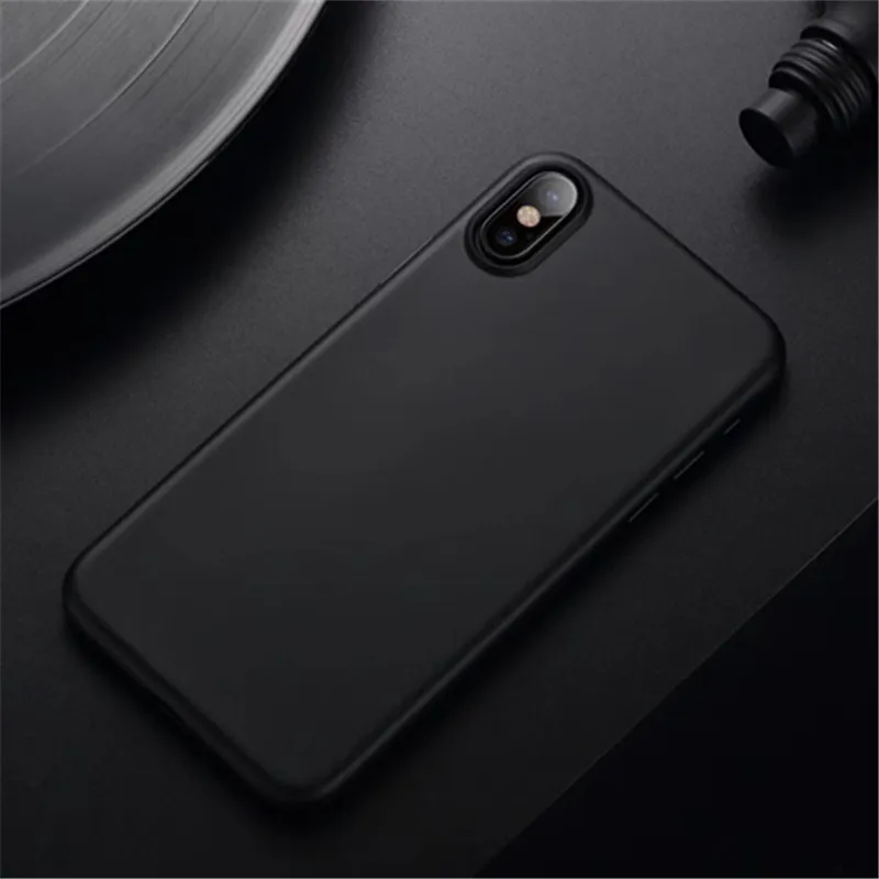 

KSTUCNE Luxury Back Soft Silicon case For iphone 6 case Frosted Matte TPU Back Cover Cases For iphone 7 8 plus X Phone Bags Case