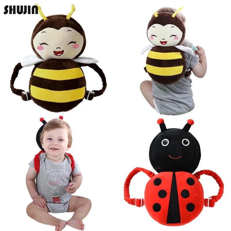 Shujin детская Защитная Подушка для головы, подголовник для малышей, подушка для шеи, милое детское постельное белье для кормления