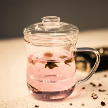 Творческий Чай Прозрачный Прочный Двойной Слои Стекло чашка с соломкой Питьевая стаканы, бокалы Trinkglas Стекло посуда Бутылка Стекло уп 40M1085