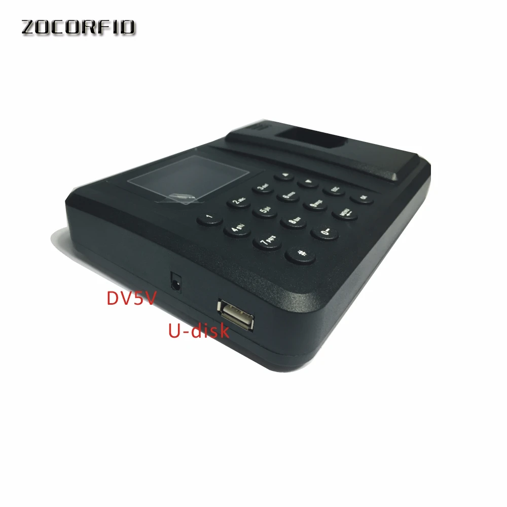 So easy  biometric fingerprint punch usb time clock office attendance recorder timing employee machine reader Voice English