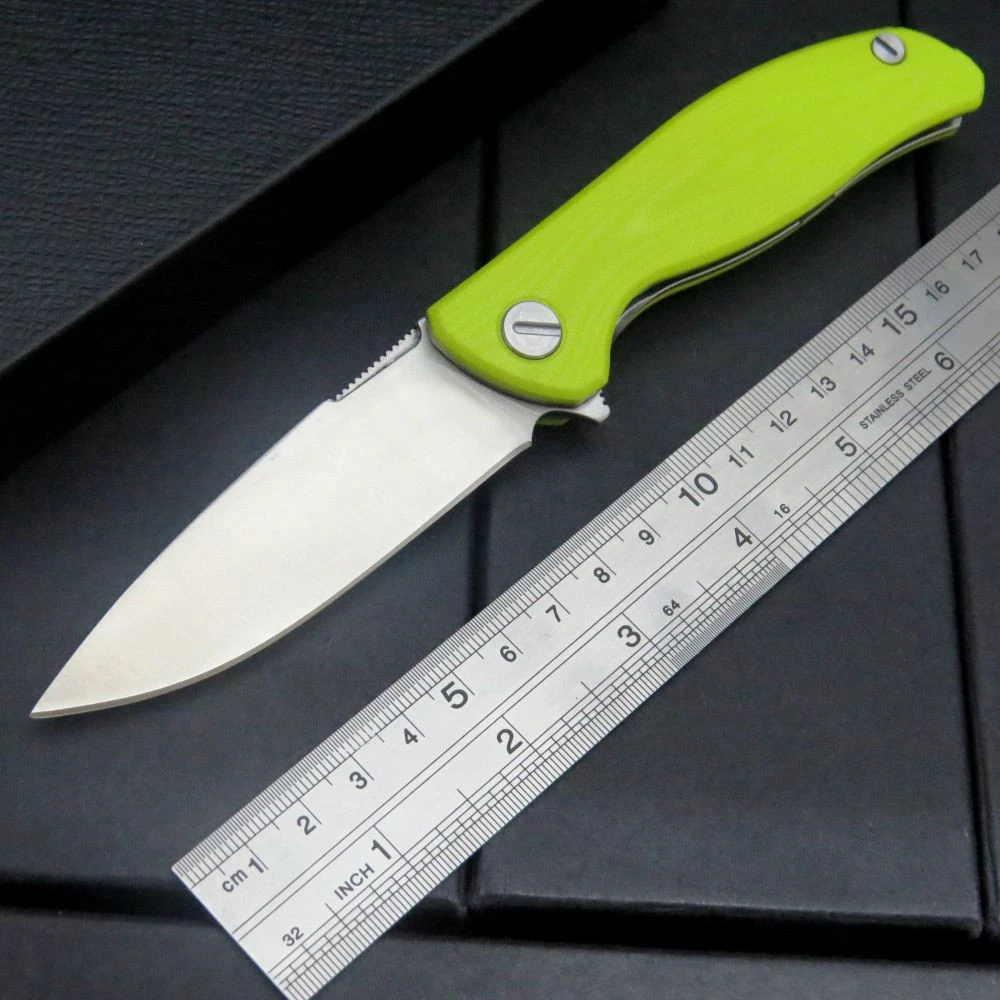 

High Quality Custom Folding Knife F3 Tactical Knife 9Cr Blade G10 Handle Camping Survival Knife Outdoor Pocket Tool Knives