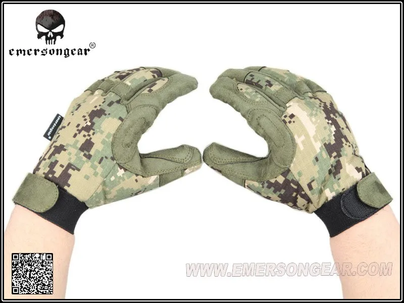 Для наружной фотосъемки Охотничьи перчатки Emerson тактический полный палец демисезонная камуфляжная перчатка AOR2 EM8718