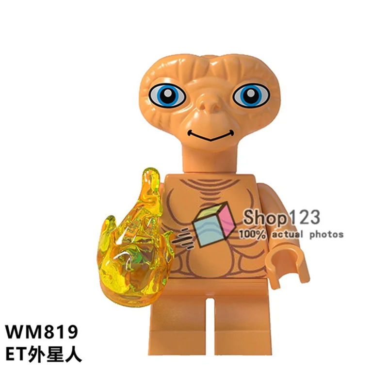 

Alien Building Blocks E.T. Movie Extra-Terrestrial Character Science Fiction Toys For Children