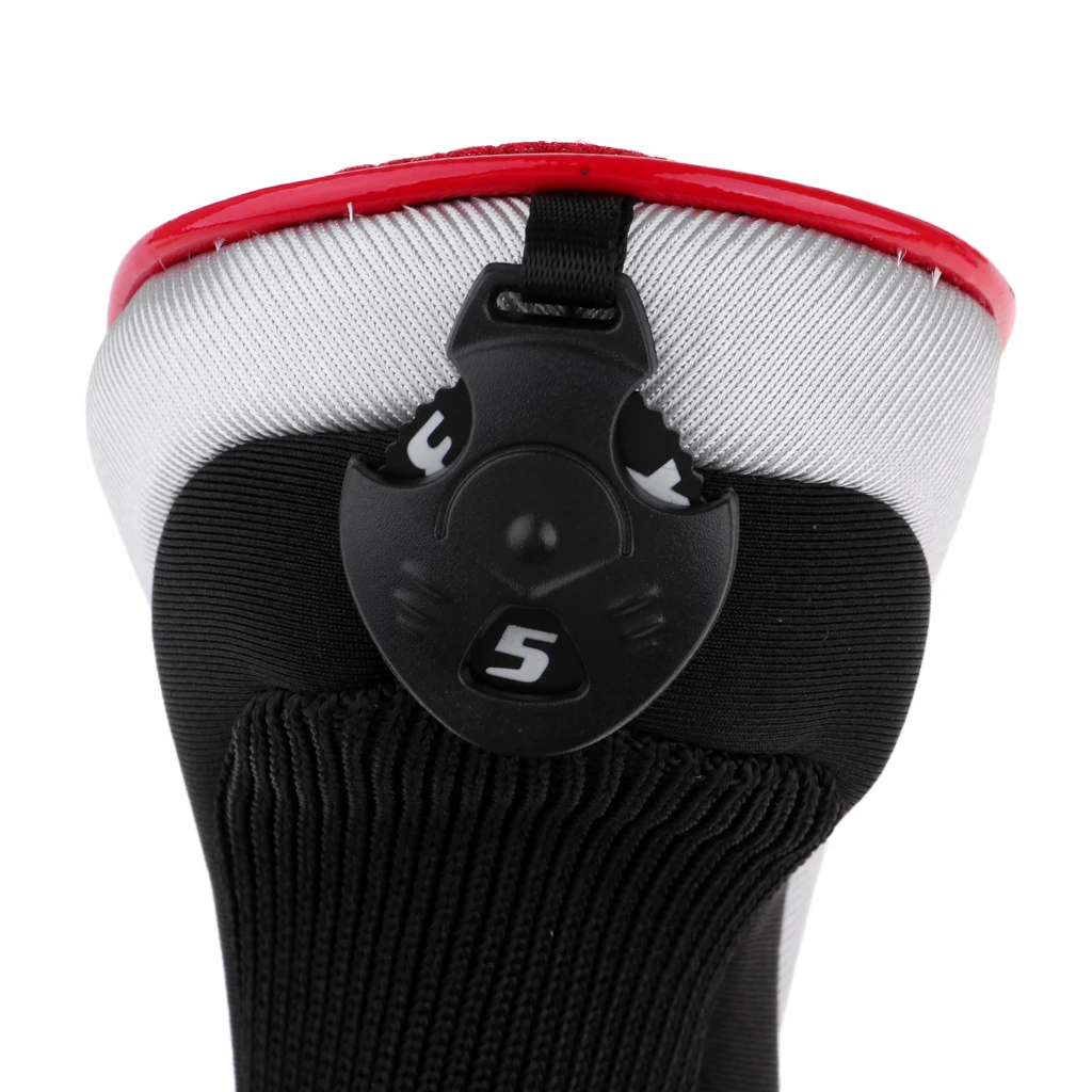 1 Pcs Universal Golf Hybrid UT Club Rescue Head Cover Putter Cover Headcover with Number Tag 2, 3, 4, 5, 7, X Club Accessories