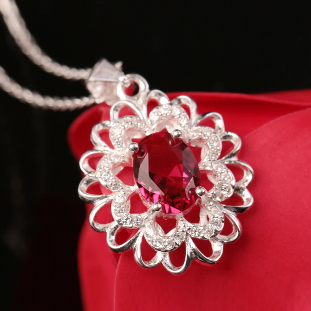 feshion Women's Pendant S925 Sterling Silver Pendant Pendulum For