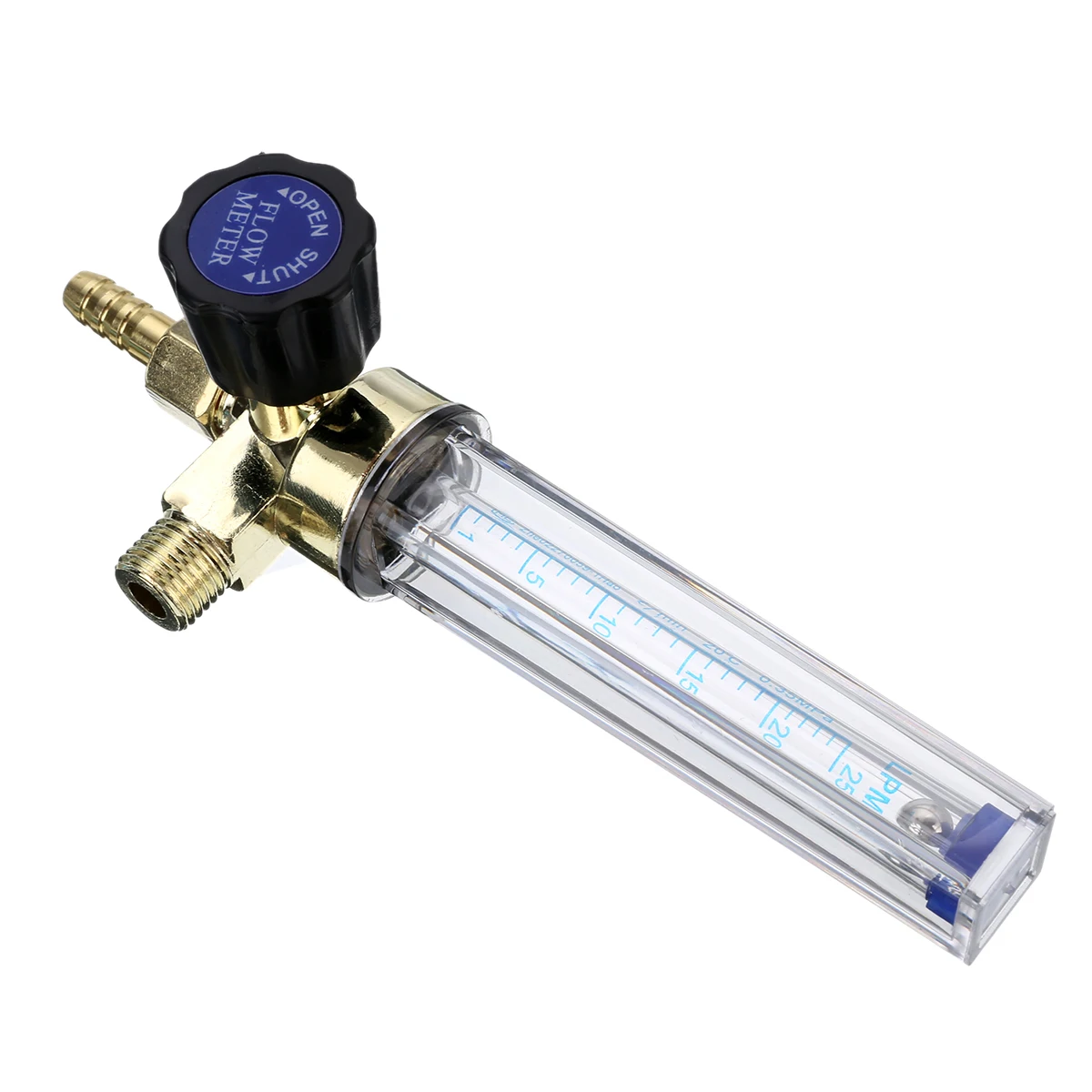 

High Quality Gas Flow Meter 7mm Barb 1/4PT 0.15 MPA Flow Meter Gas Argon AR/CO2 Flowmeter Regulator Welding Measuring Tool
