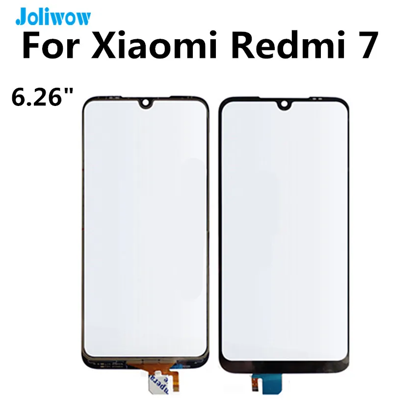 For Xiaomi Redmi 7 Touch Screen panel Sensor Front Outer Glass Pane Replacement Parts 6.26inch | Мобильные телефоны и