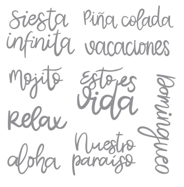 

Spanish stamp Clear Stamp for Scrapbooking Transparent Silicone Rubber DIY Photo Album Decor 802