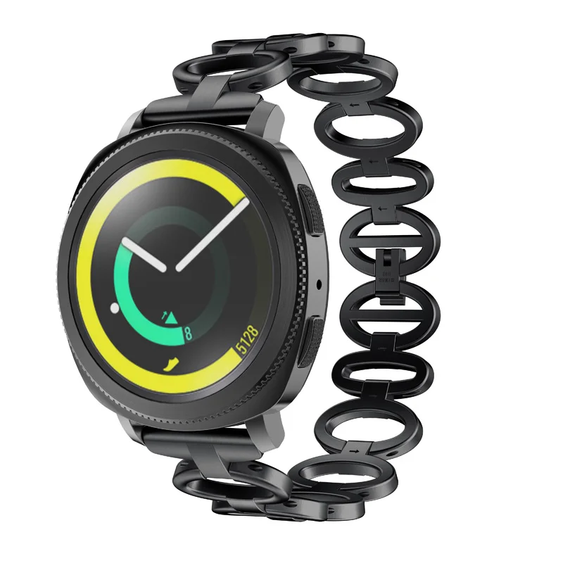 20 мм сменный ремешок из нержавеющей стали для samsung gear Sport|Смарт-аксессуары| |